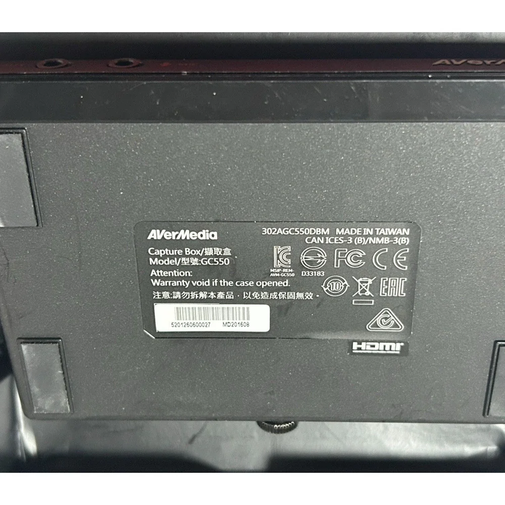 AVerMedia Live Gamer Extreme GC550 Plus Game Capture Good Condition Used